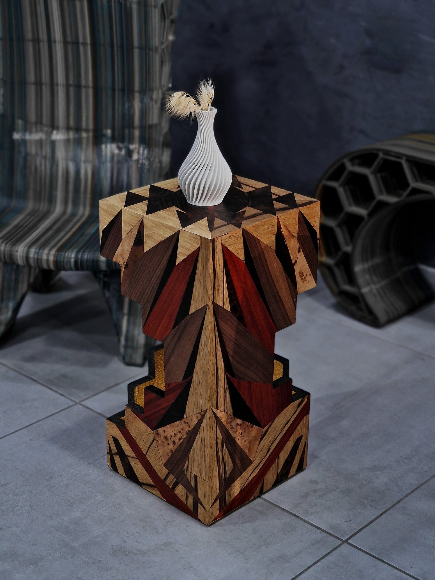 Ghar side table/floor lamp